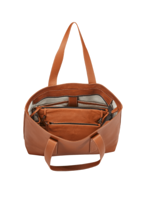 Plus-Package “Gina”: INSIDER + Kurzgurt + Business Bag Travel in Farbe Karamell