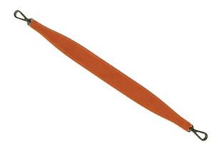 Kurzgurt Narbleder in Farbe Muskatnuss