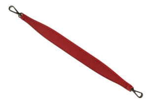 Kurzgurt Glattleder in Farbe Karamell